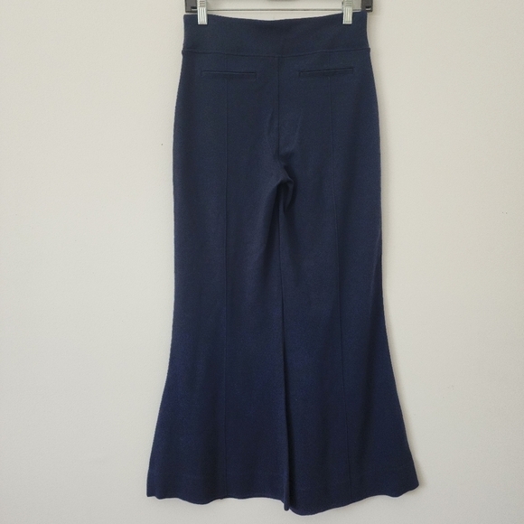 Kit and Ace Pull On Fit and Flare Cropped Pants in Navy Blue Size 4 - Picture 7 of 12